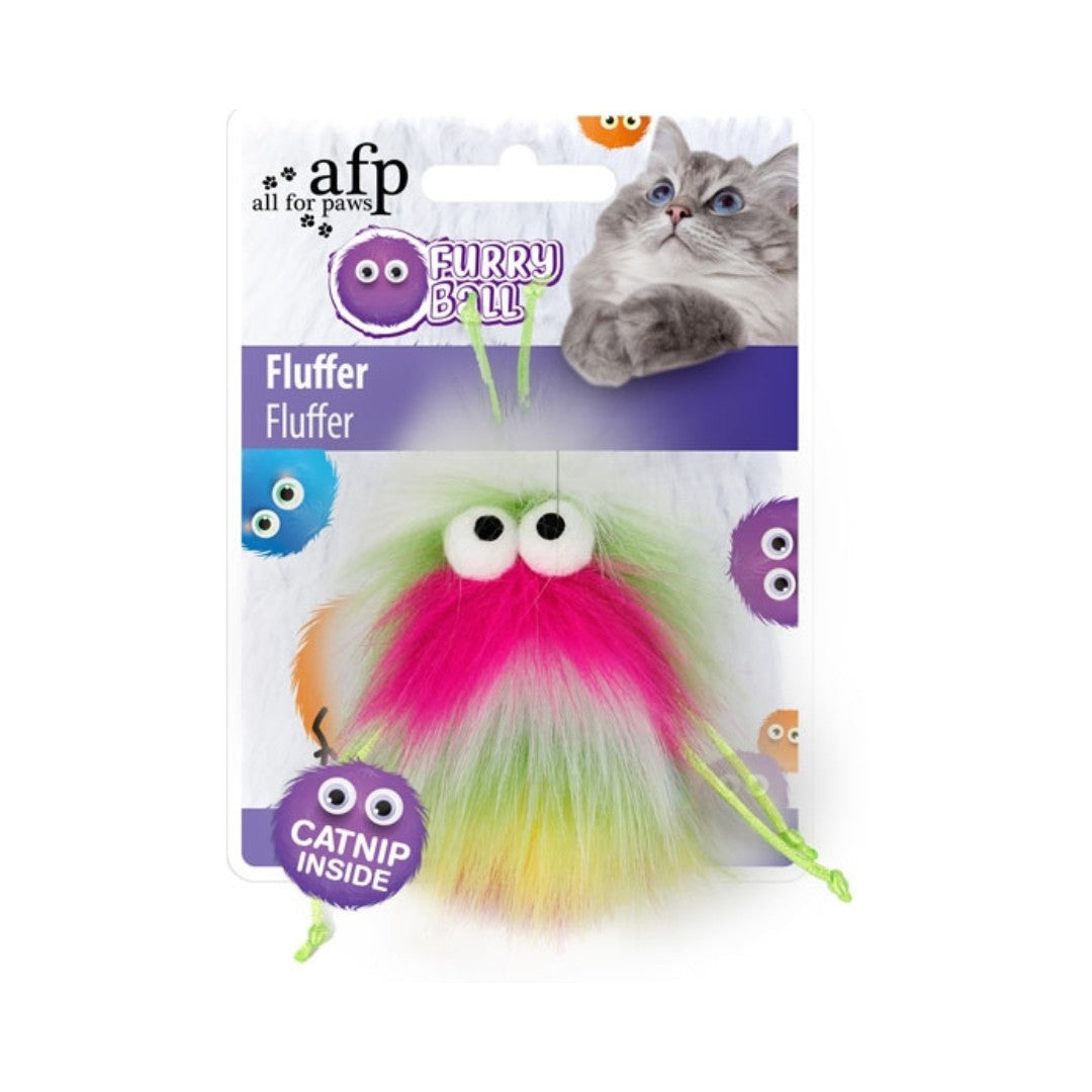 All For Paws Fluffer Cat Toy Pink Color