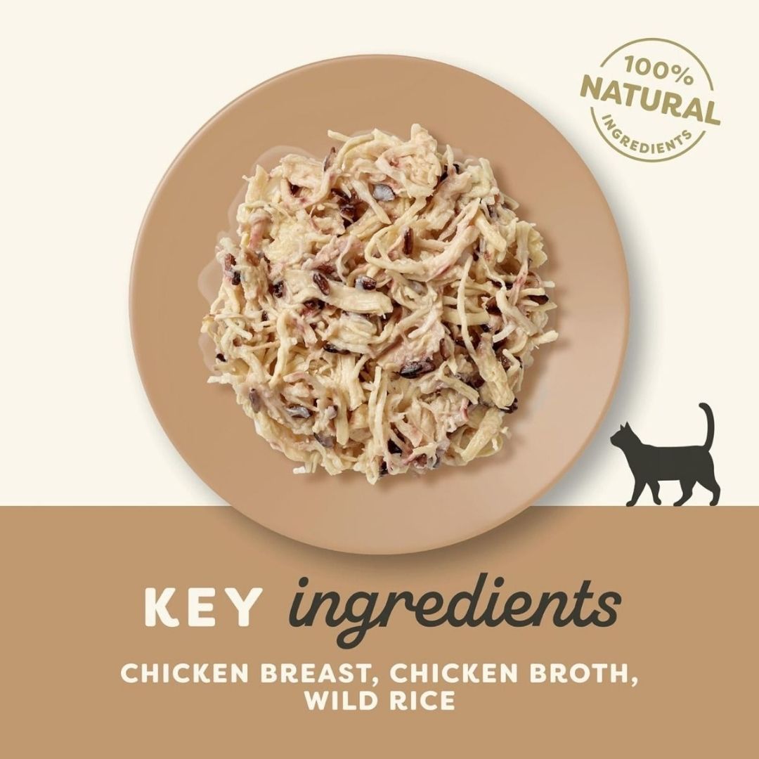 Applaws Chicken with Rice Cat Wet Food – High Protein, Natural Nutrition for All Life Stages - Ingredients.
