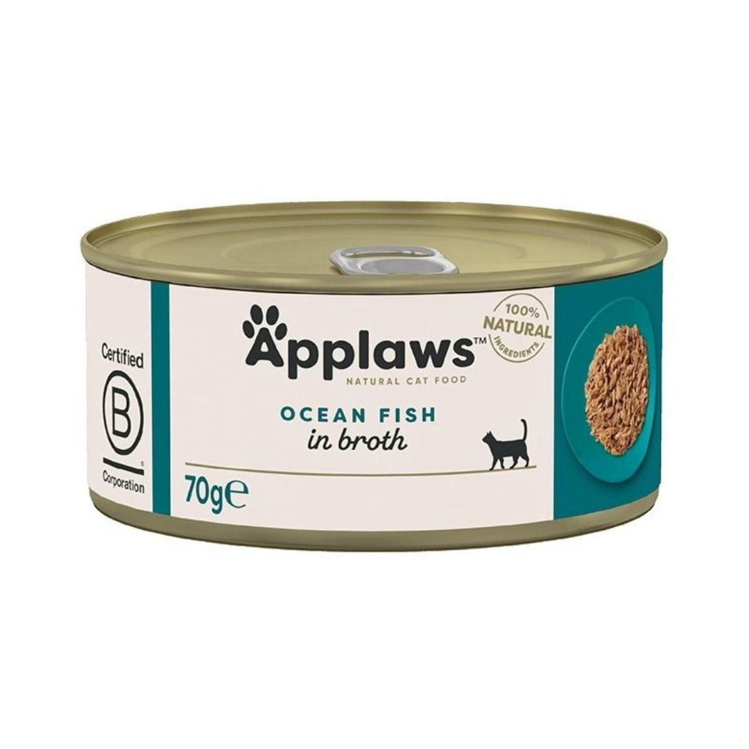 Applaws Ocean Fish Cat Wet Food – High Protein, Omega-Rich Nutrition for Adult Cats