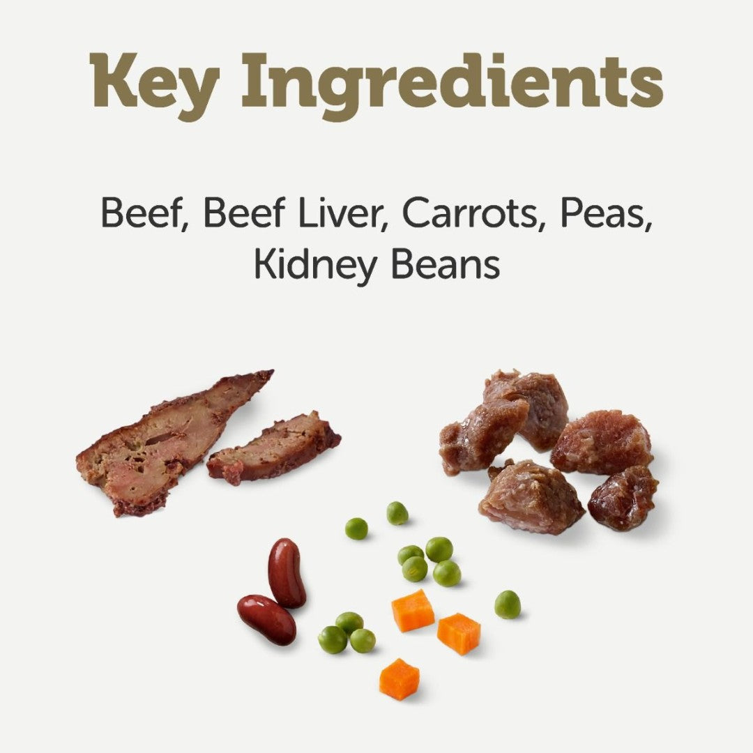 Applaws Taste Toppers Stew Beef with Veg Wet Dog Food - Ingredients