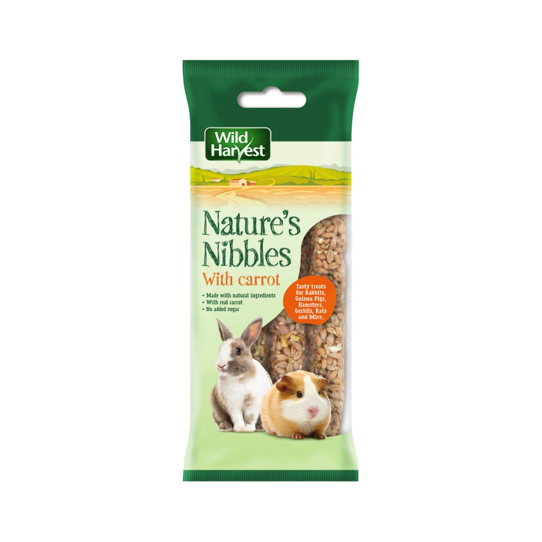 The Armitage Carrot Sticks Small Pet Food & Snacks Treats from Nature's Nibbles are ideal for rabbits, guinea pigs, hamsters, gerbils, rats,