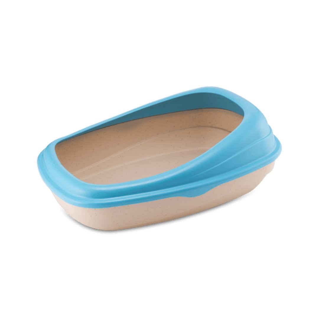 Beco Pets Cat Litter Tray: Eco-Friendly and Easy to Clean - Blue Color