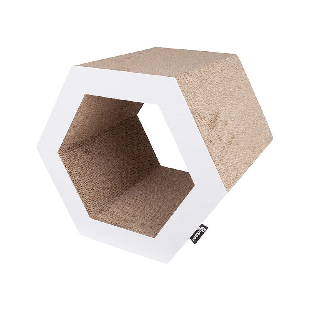 District 70 Hexa Cardboard Cat Scratcher - Front