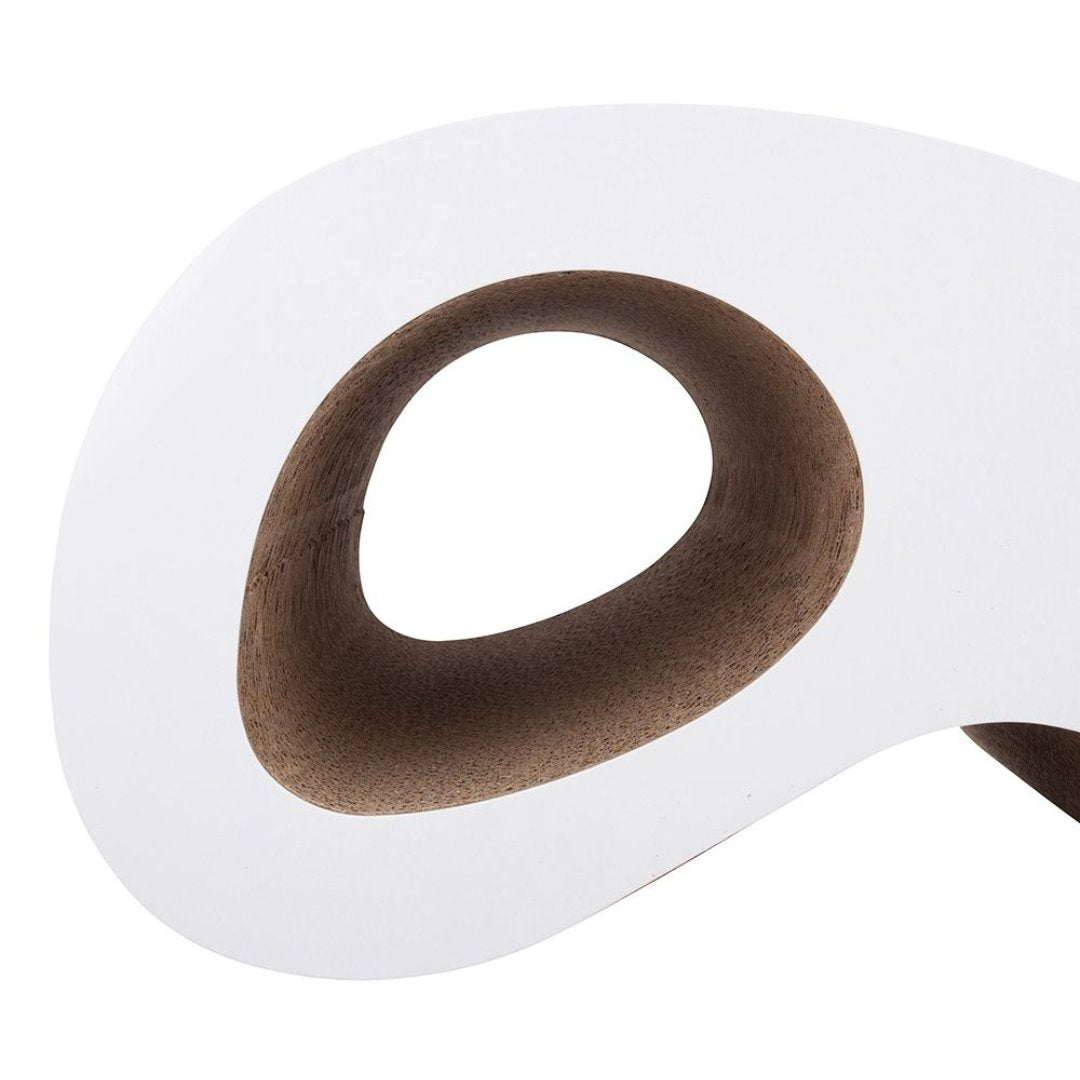 District 70 Rocking Cardboard Cat Scratcher - Stylish and Eco-Friendly Design for Cats in Dubai - Side close up