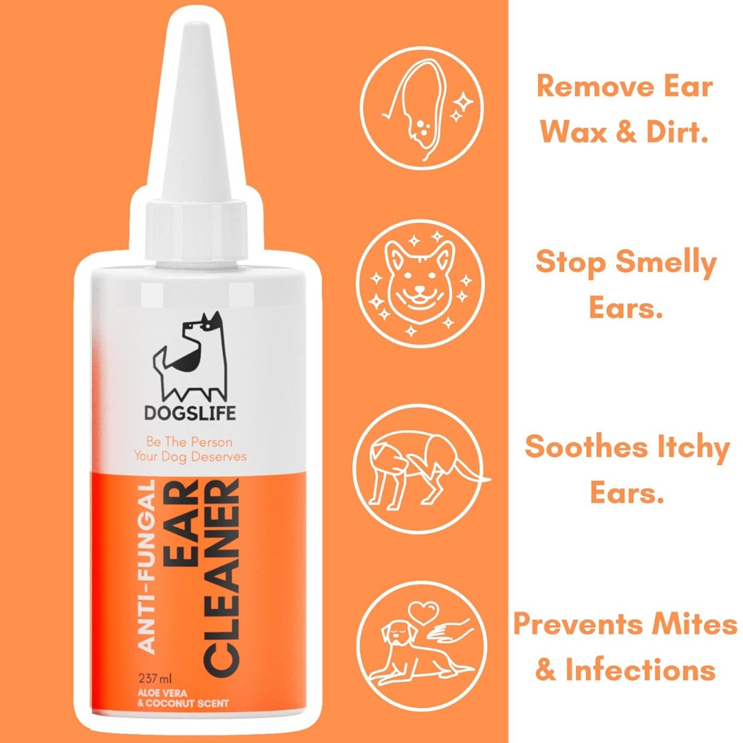 DogsLife Dog Anti-Fungal Ear Cleaner - Benefits