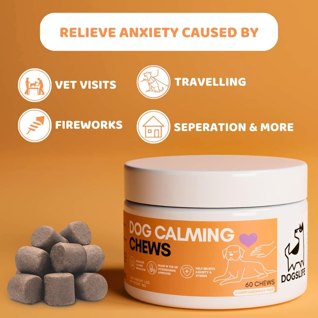 DogsLife Calming Chews Dog Treats - Benefits
