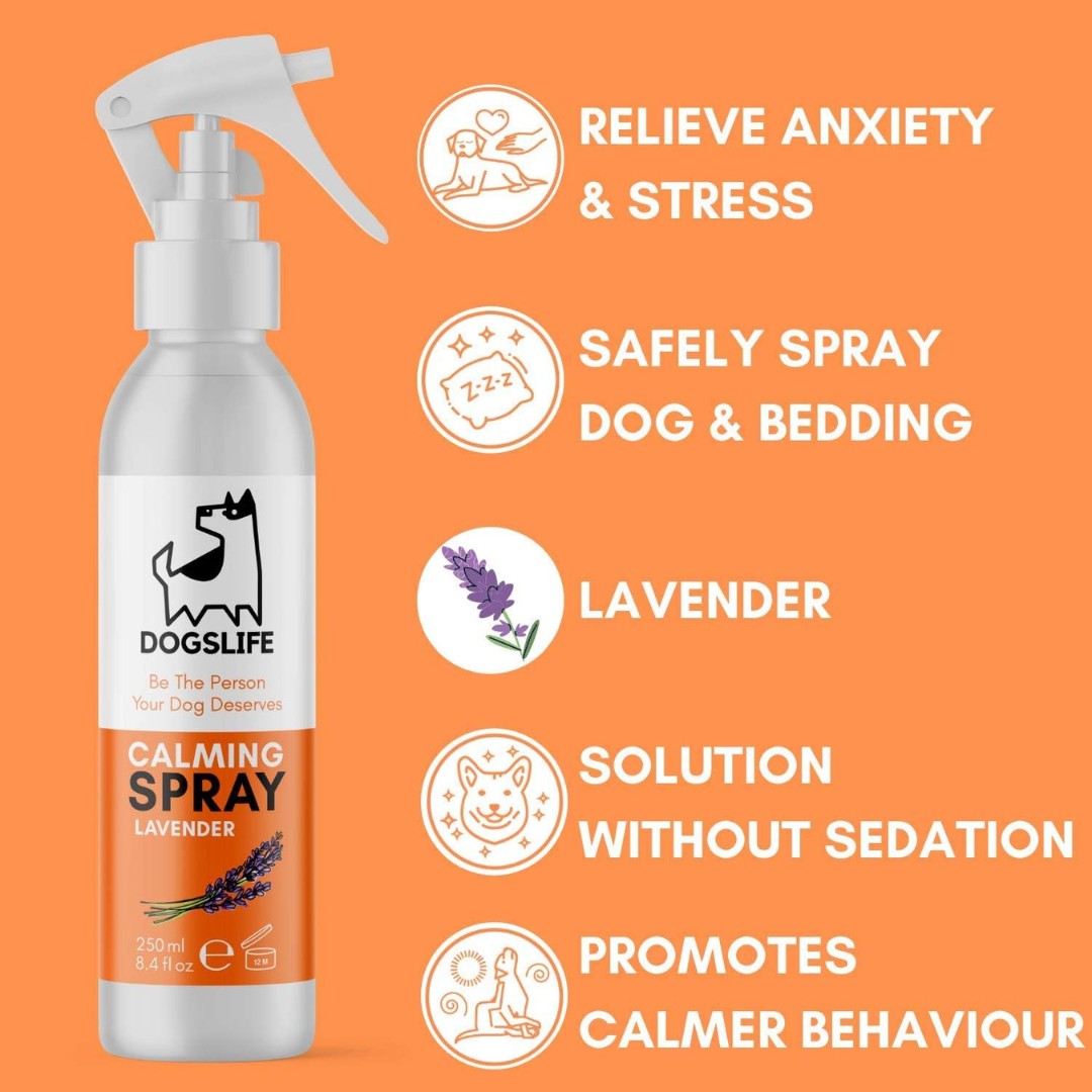 DogsLife Calming Lavender Dog Spray - Benefits