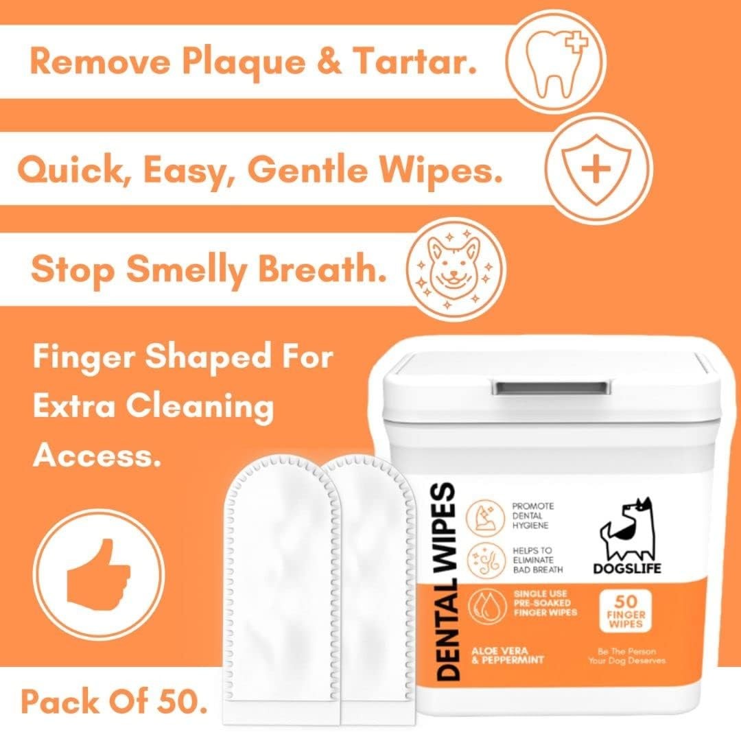 DogsLife Dog Dental Wipes - How to use
