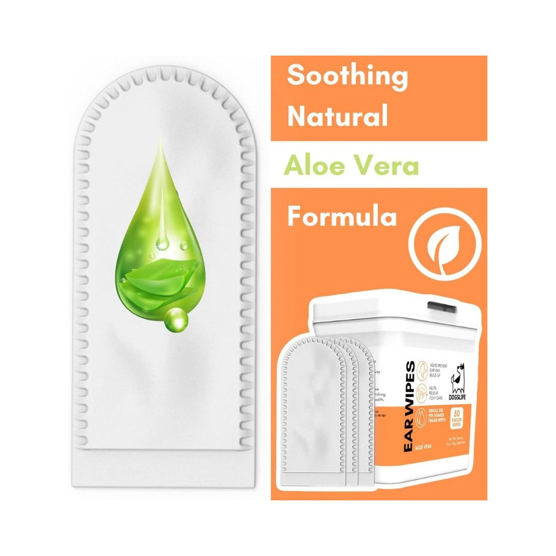 DogsLife Dog Ear Wipes Aloe Vera - Ingredients