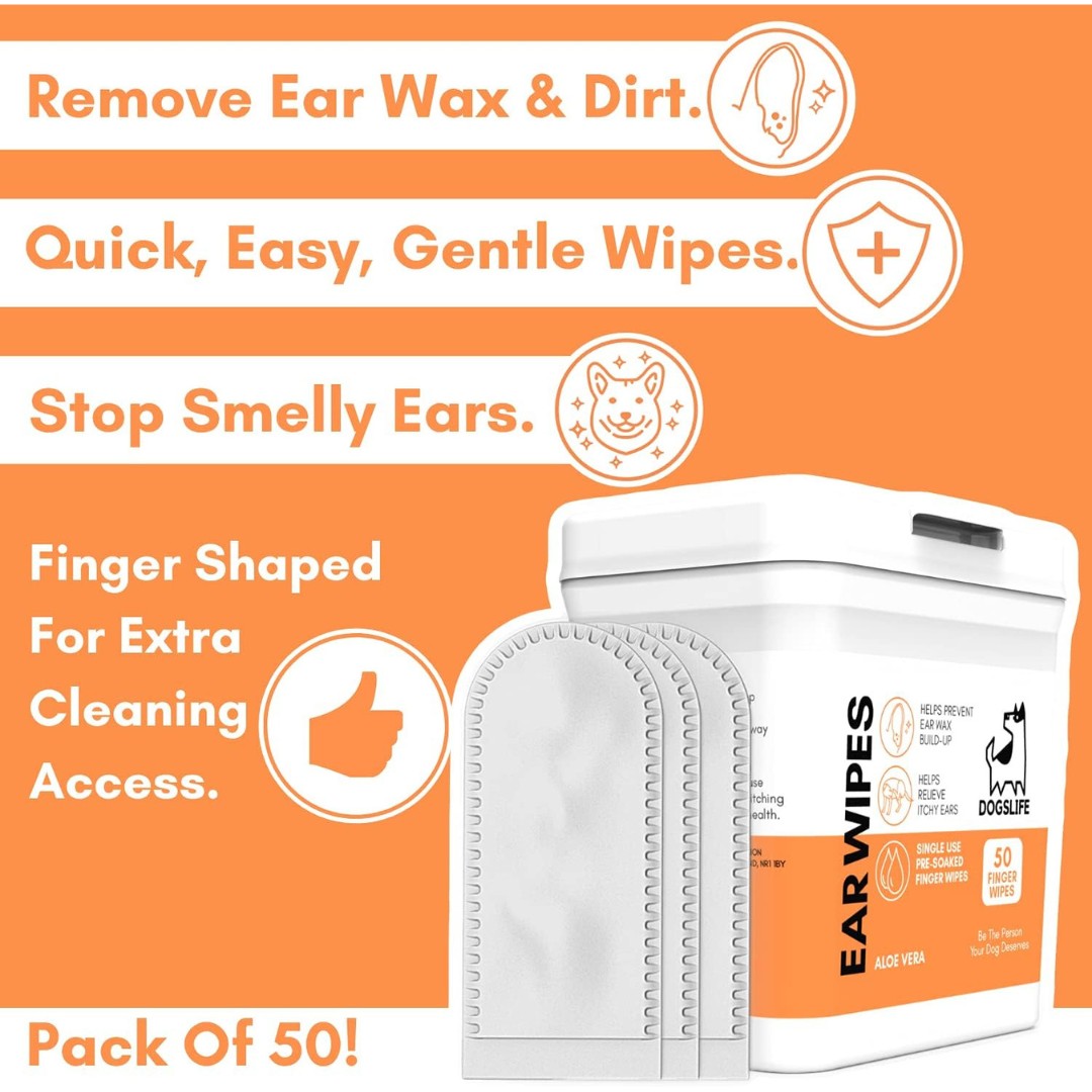 DogsLife Dog Ear Wipes Aloe Vera - How to use