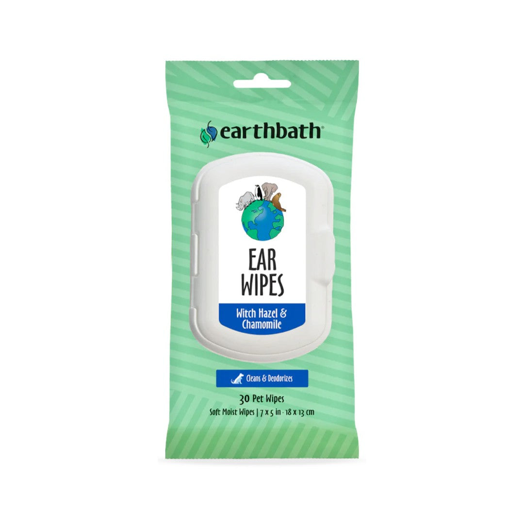 Earthbath Ear Wipes – Witch Hazel & Chamomile
