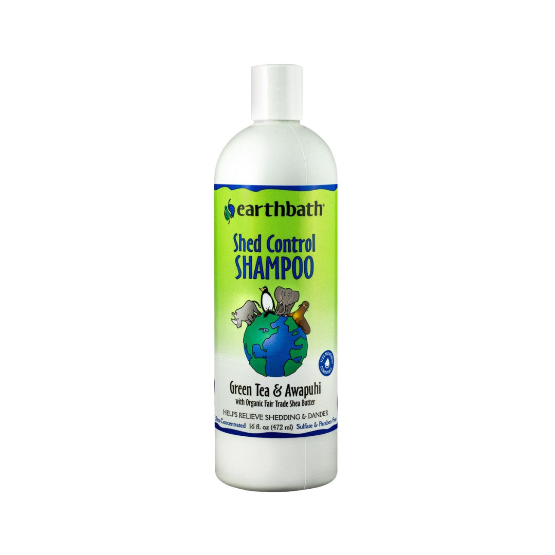 Earthbath Shed Control Shampoo – Green Tea & Awapuhi