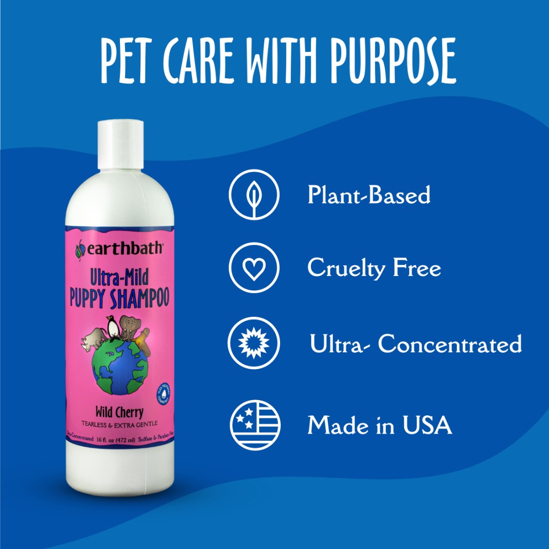 Earthbath Ultra-Mild Puppy Shampoo – Wild Cherry - product image 5