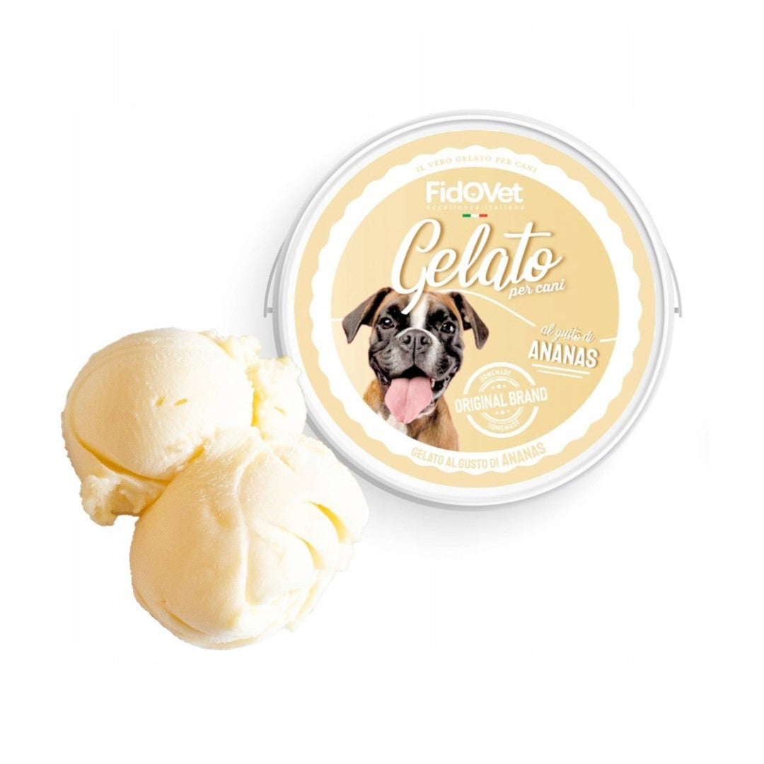 FidoVet Gelato Pineapple Ice Cream Treat for Dogs – 40g - product image 2
