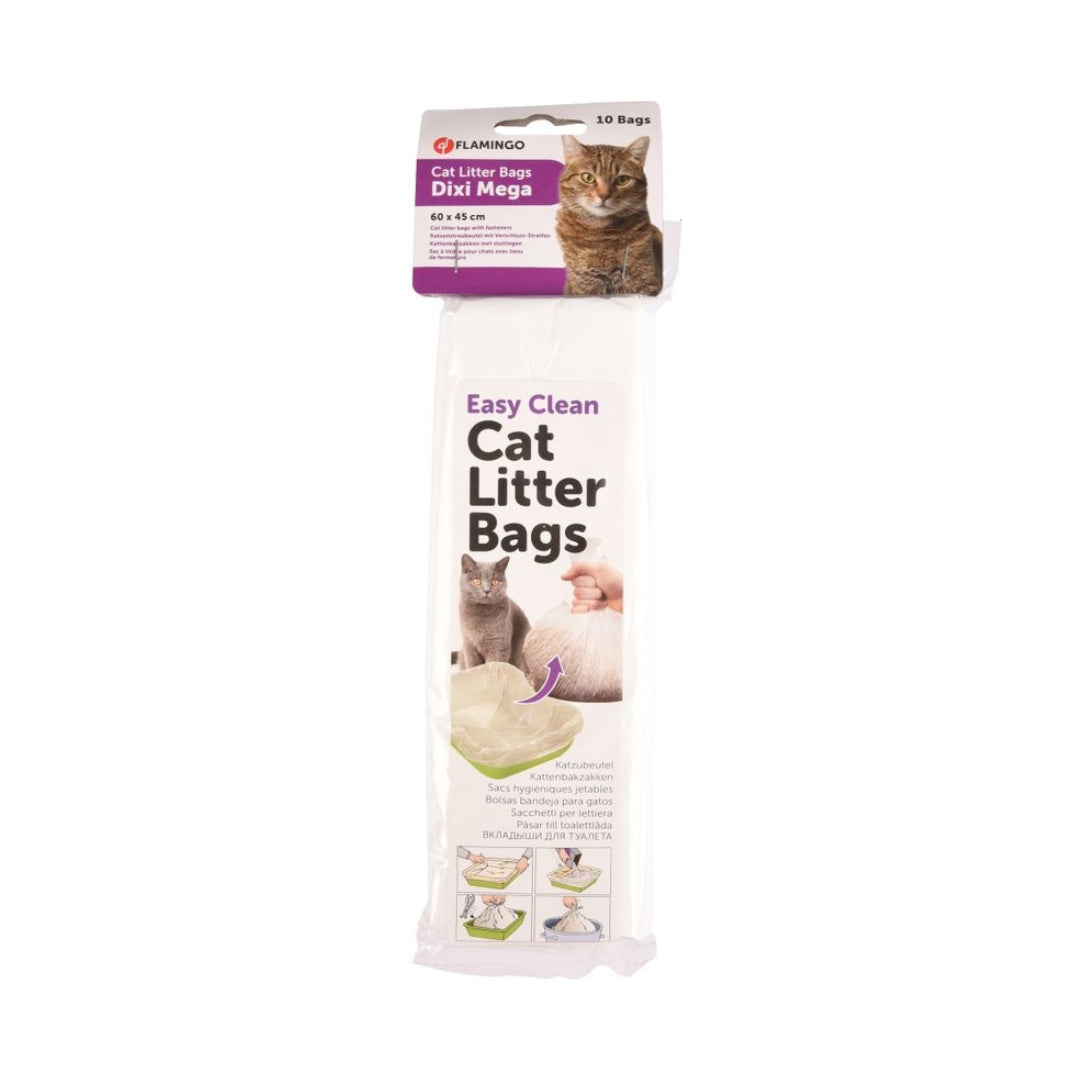 Flamingo Dixi Mega Cat Litter Bag - Extra-Large Litter Bags for Convenient Cat Hygiene