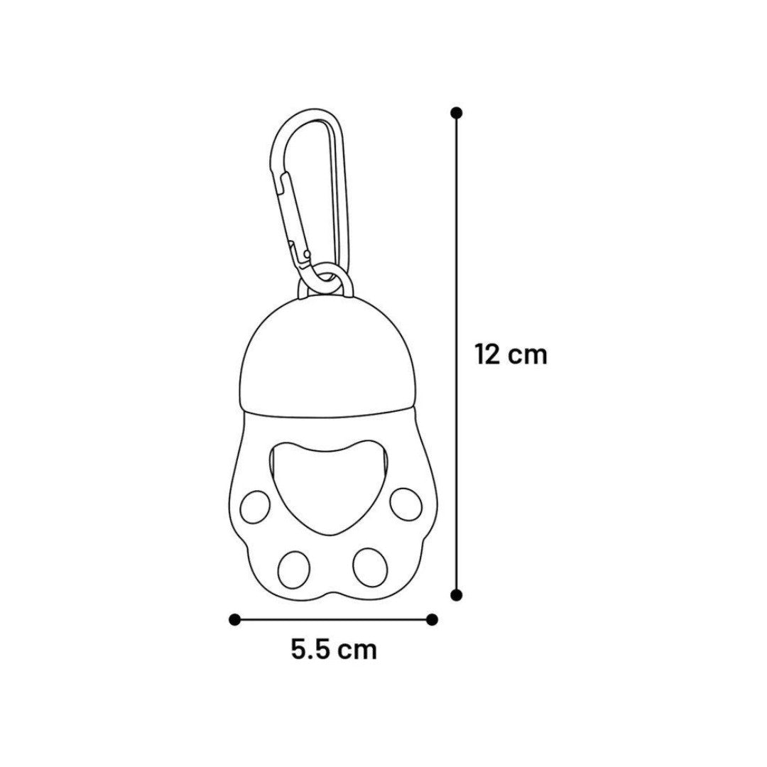 The Flamingo Pets Poop Bag Holder is the perfect accessory for pet owners. The stylish design is 1 roll of 20 bags each for easy waste disposal 2.