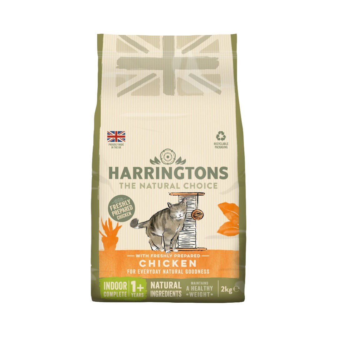 Harringtons Complete Chicken Indoor Dry Cat Food - Front Bag