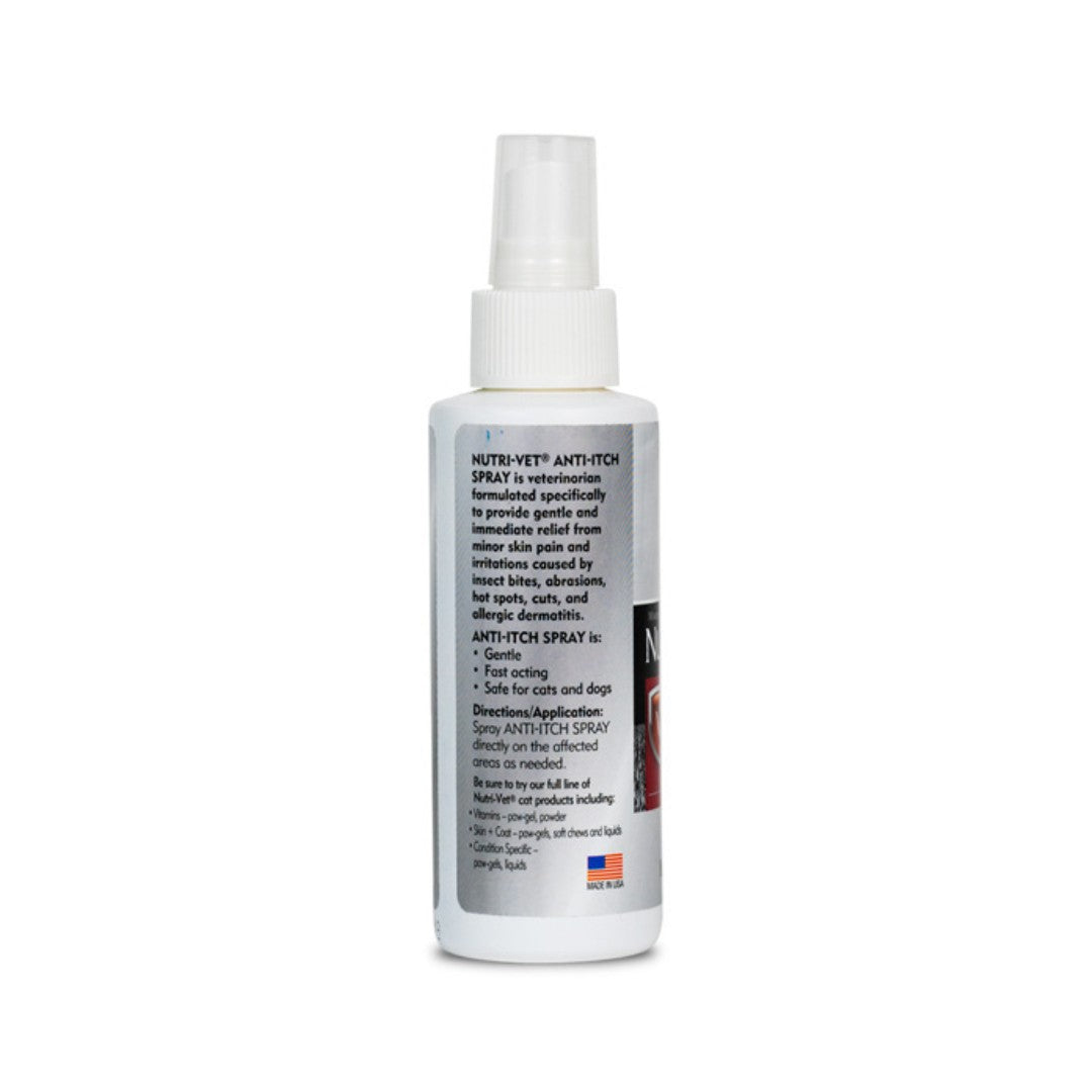 Nutri-Vet Anti-Itch Spray For Cat - Back Bottle