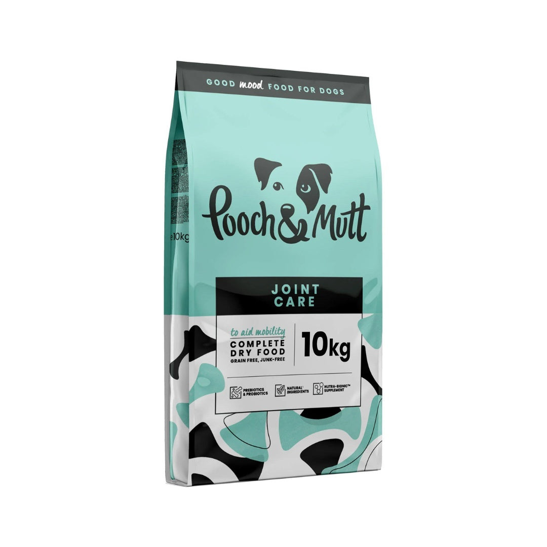 Pooch & Mutt Joint Care Dog Dry Food - Front Bag 10kg