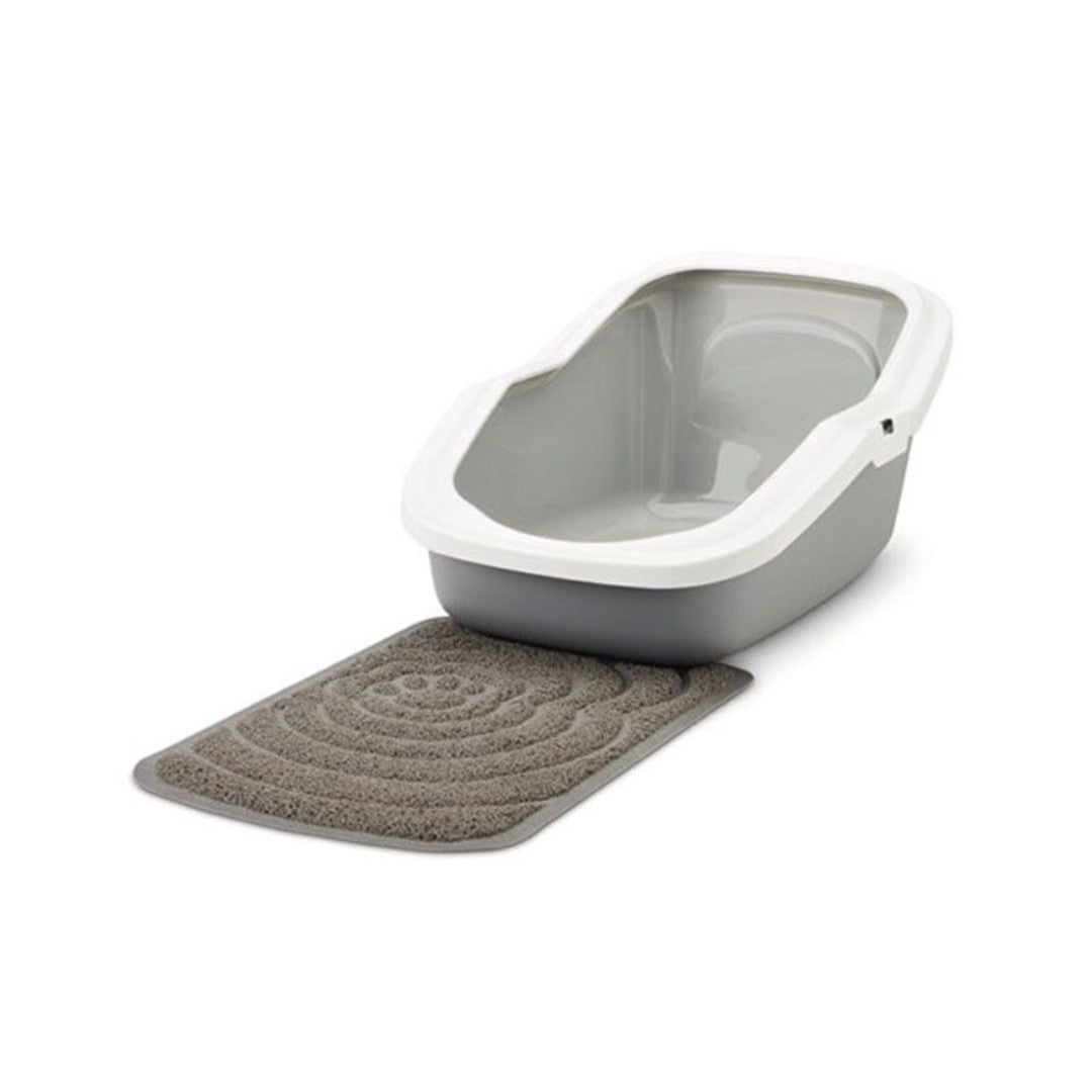 Savic Cat Litter Tray with Anti-Slip Mat