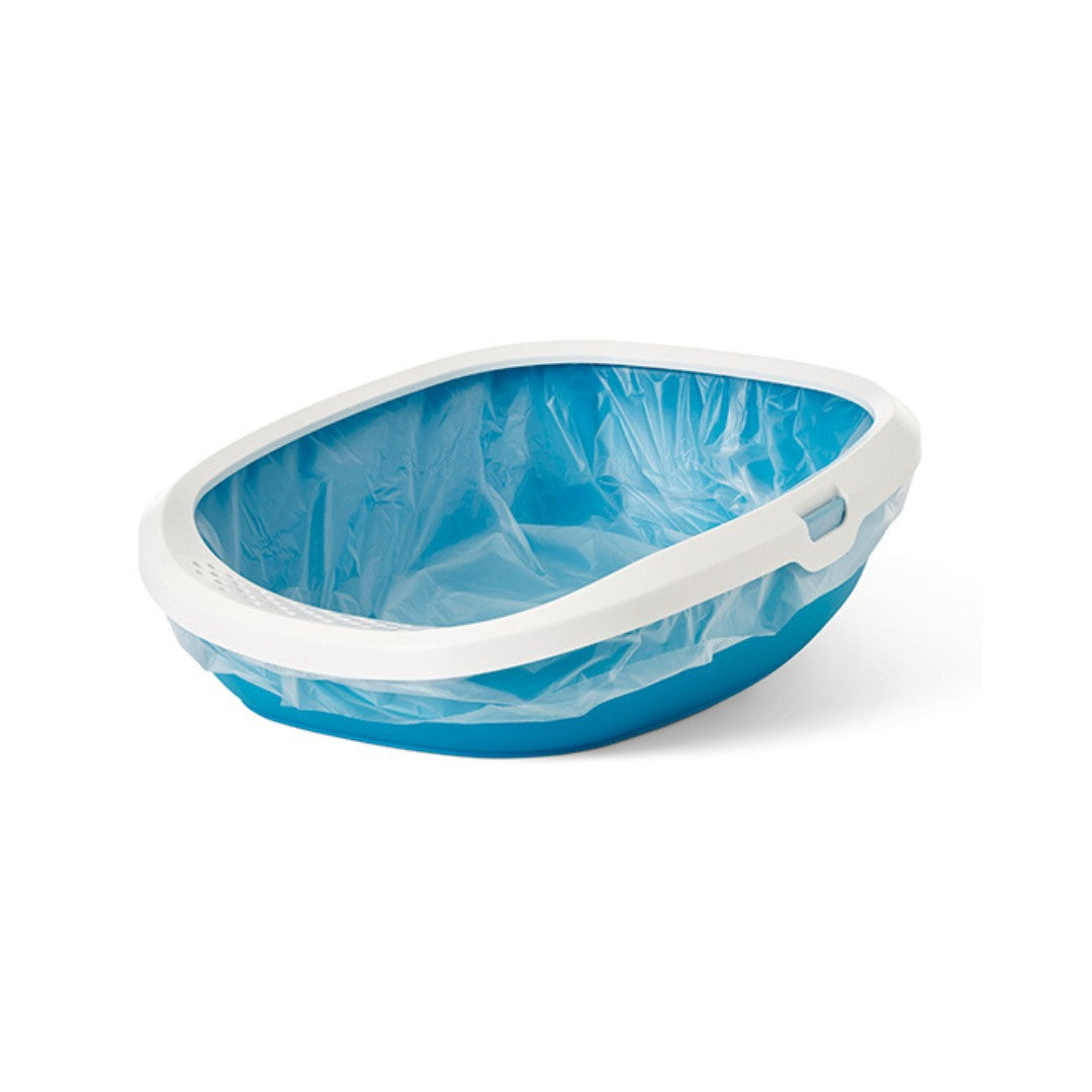 Savic Gizmo Cat Litter Tray - Blue Full