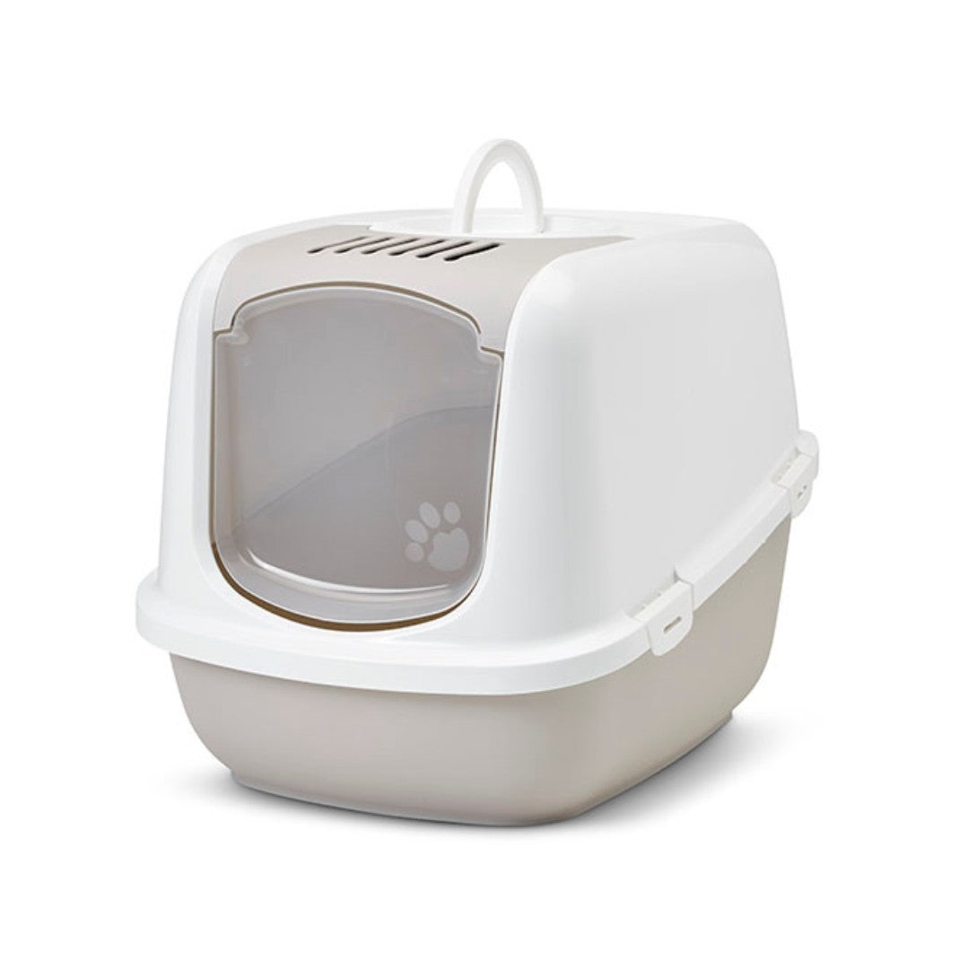 Savic Nestor Jumbo Cat Litter Box in Dubai – Extra-Large, Easy to Clean, Ideal for Multiple Cats MOCHA Color