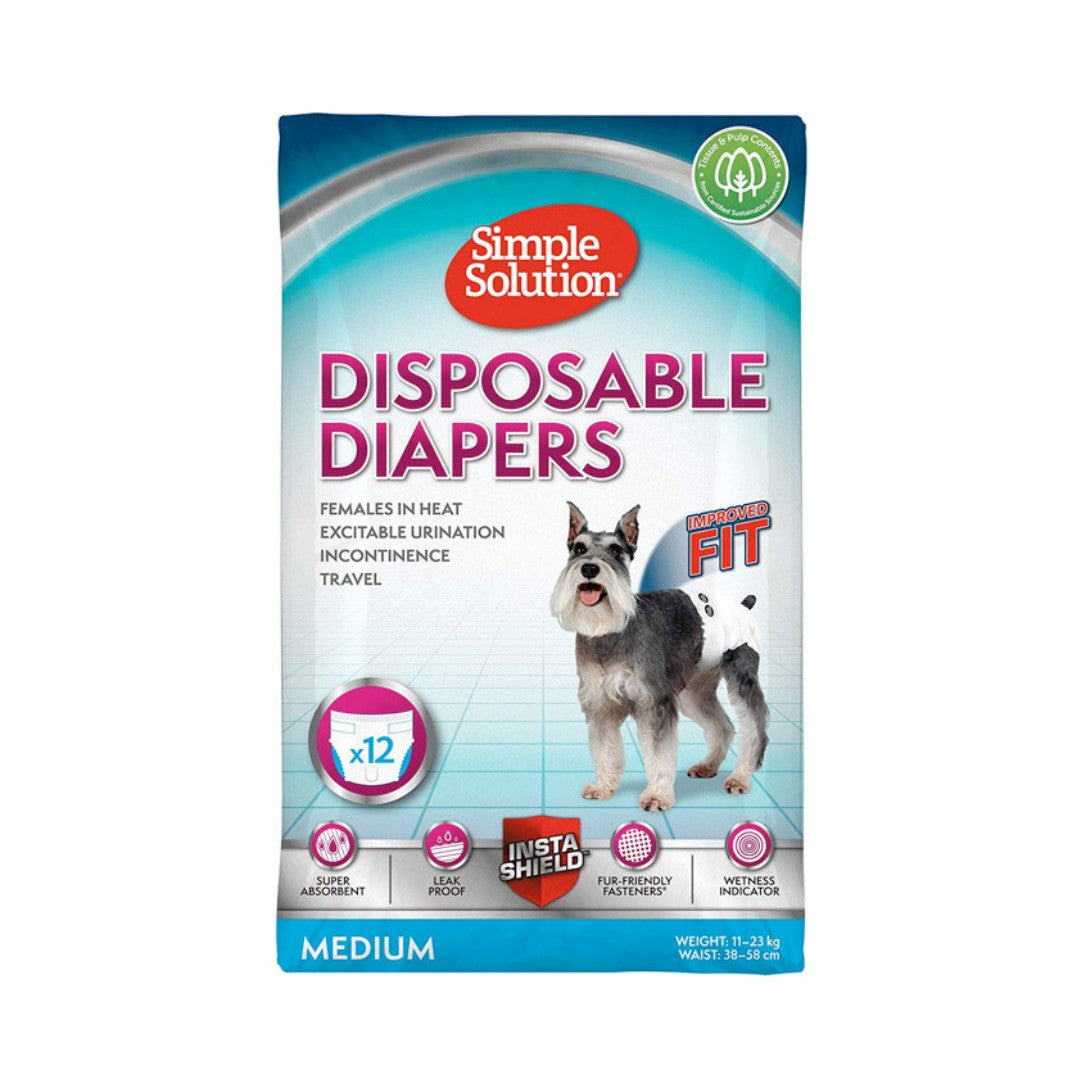 Simple Solution Dog Disposable Diapers