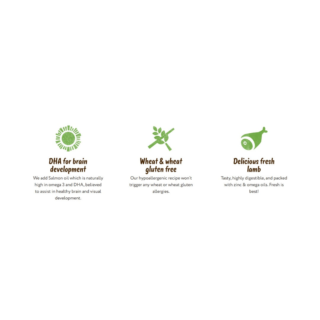 Symply Lamb with Brown Rice & Veg Wet Dog Food - ingredients