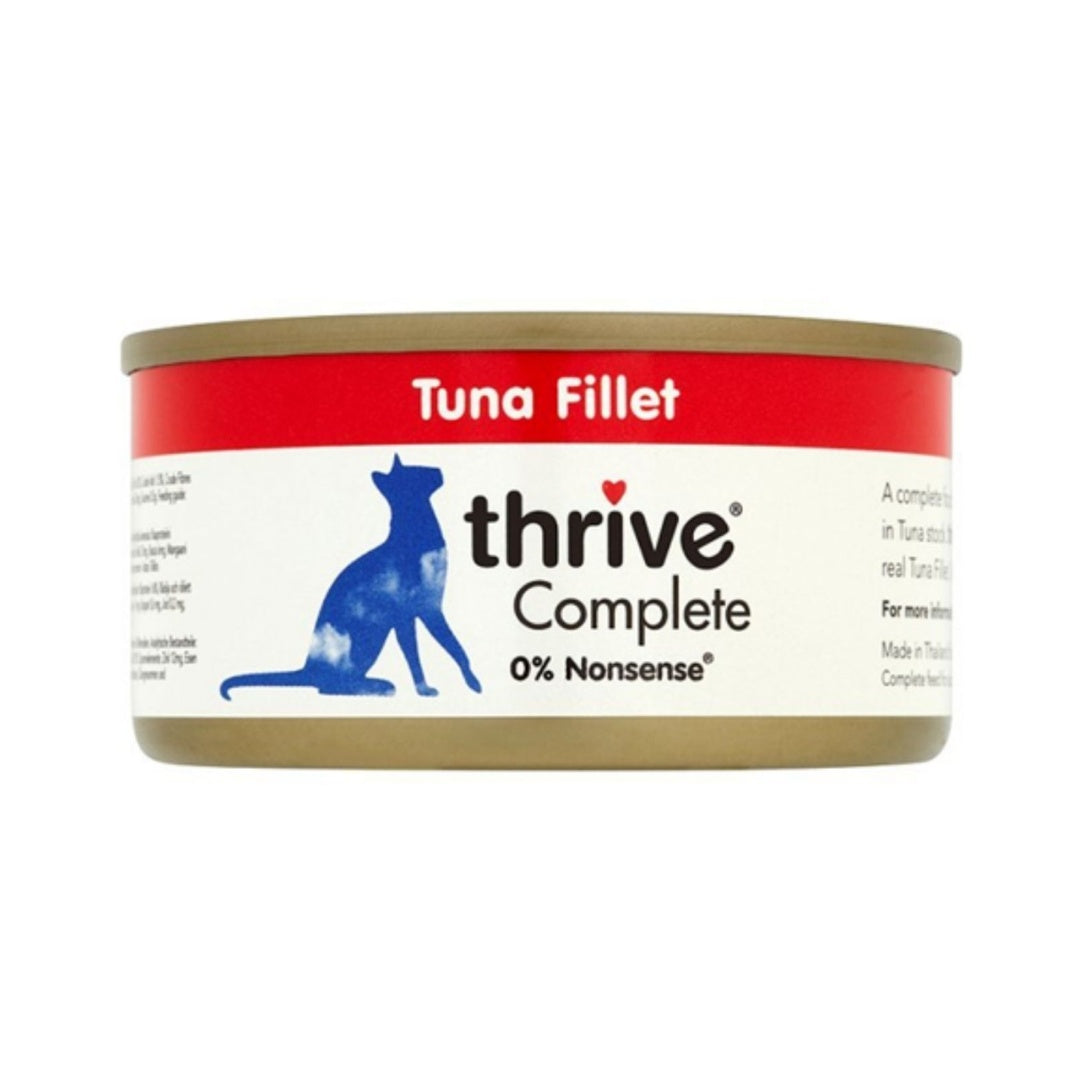Thrive Cat Tuna Fillet Wet Food - Nutritionally balanced wet food with added vitamins and minerals. No preservatives, fillers, or artificial additives.
