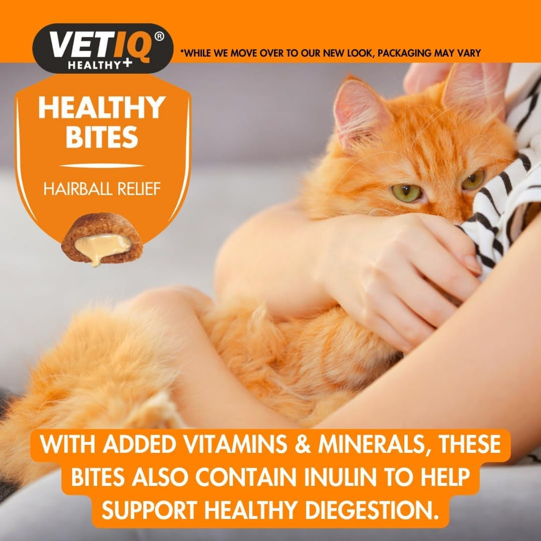 VETIQ Healthy Bites Cat Hairball Remedy Treats - Benefits