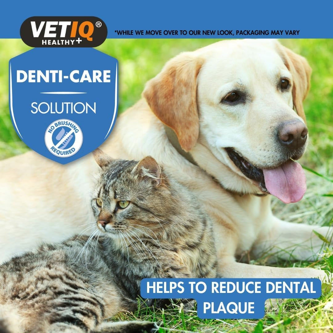VetIQ 2in1 Denti-Care Oral Hygiene for Cats and Dogs - Benefits