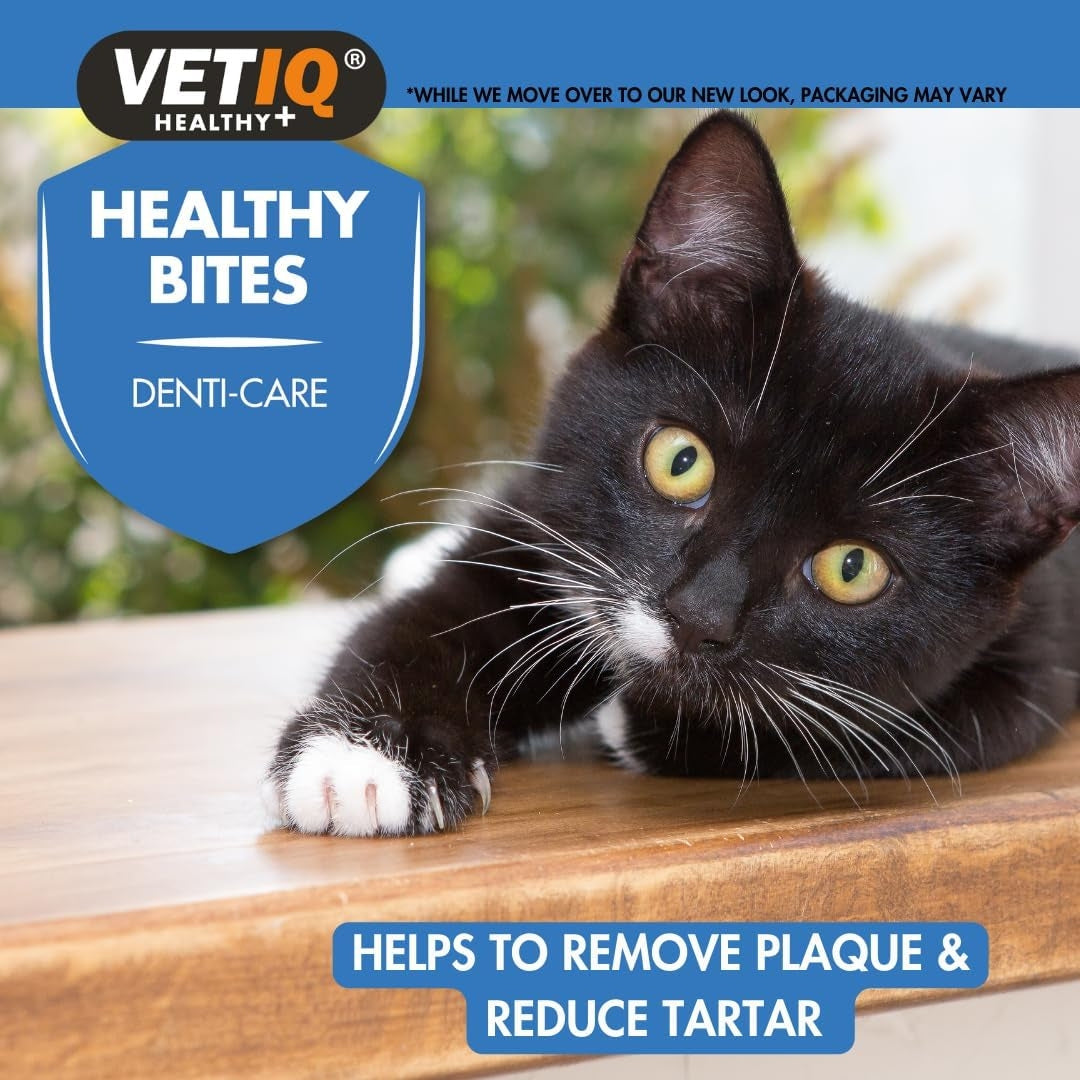 VetIQ Healthy Bites Denti-Care Treats for Cats - Benefits