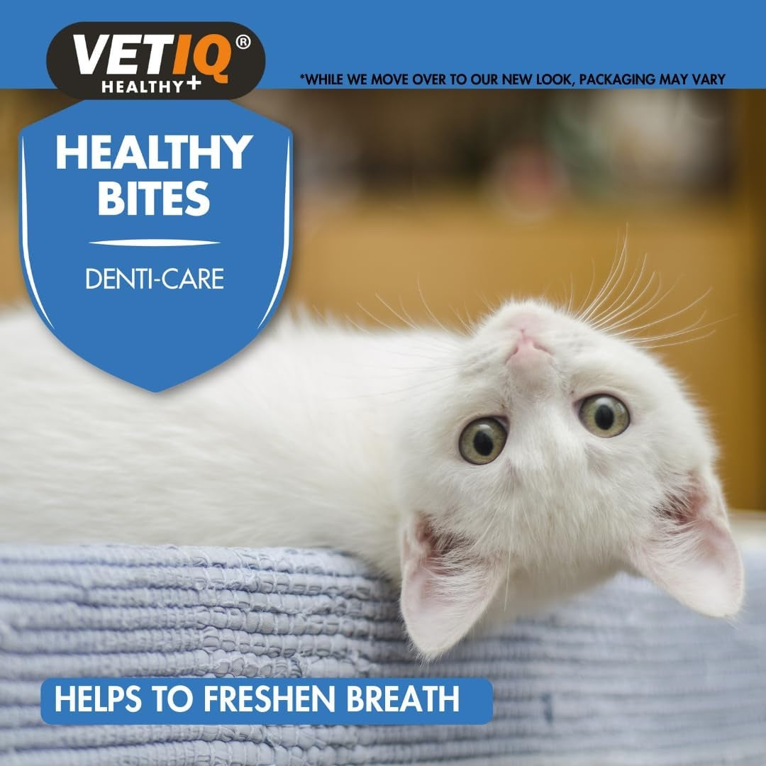 VetIQ Healthy Bites Denti-Care Treats for Cats - Benefits