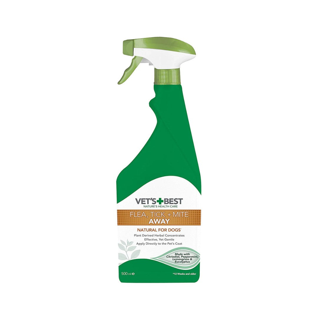 Vet's Best Flea Tick and Mite Treatment Spray for Dogs