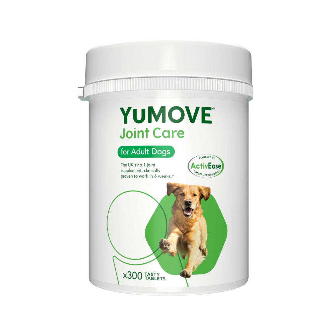 YUMOVE Joint Health Supplement for Dogs by Lintbells – 300 Tabs.