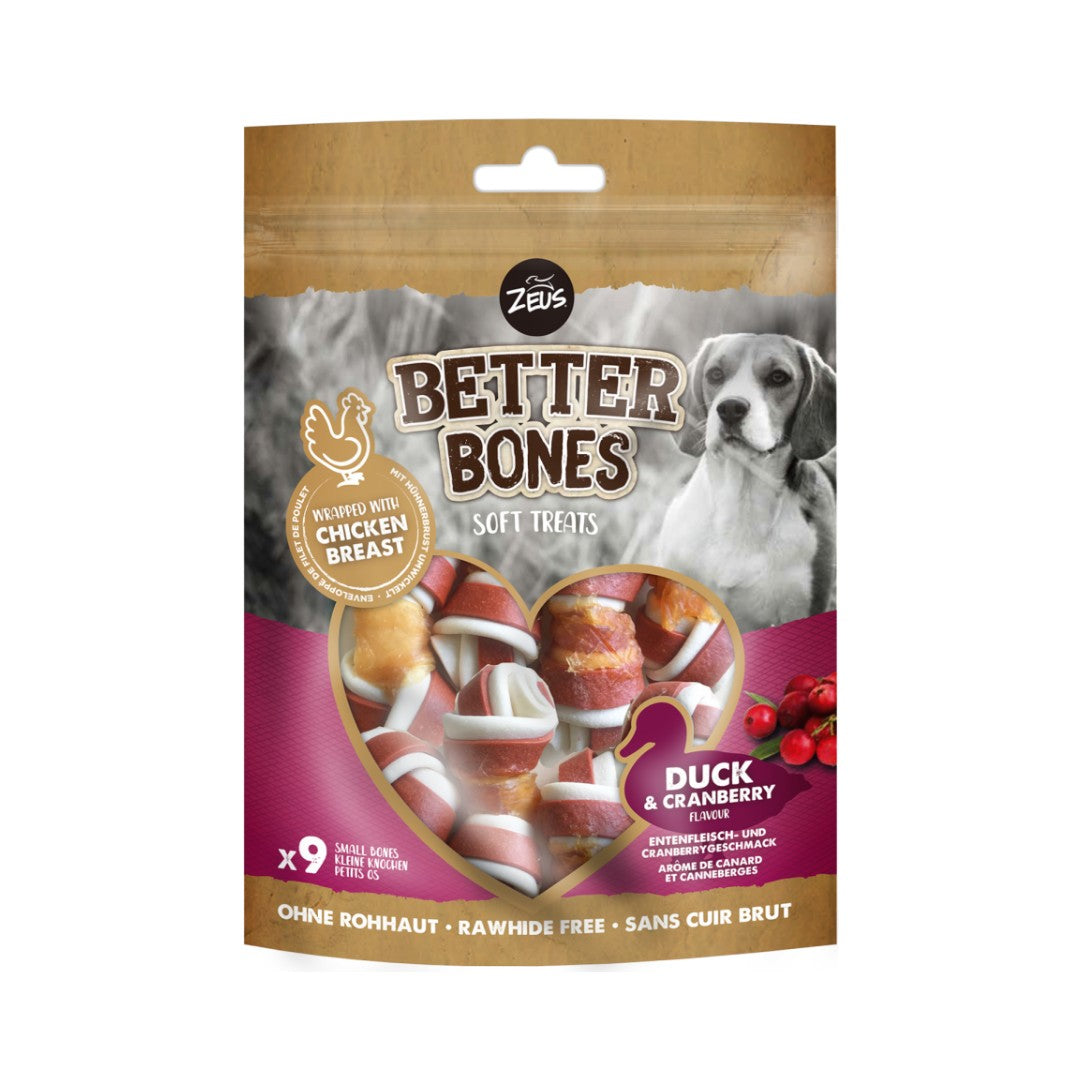 Zeus Better Bones Wrapped Duck & Cranberry Dog Treats