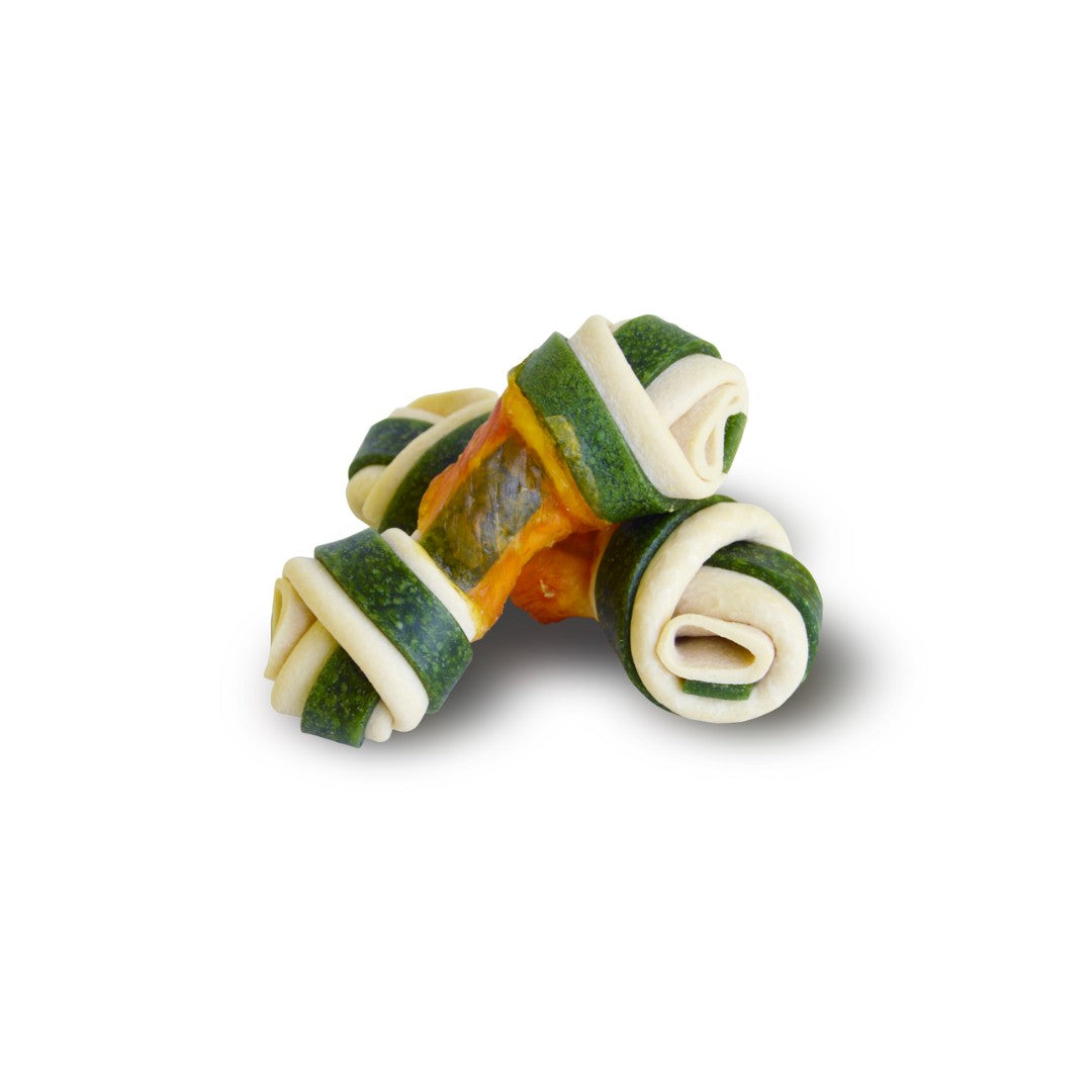 Zeus Better Bones Wrapped Lamb & Mint Dog Treats for a delicious and healthy snack that promotes good dental hygiene and is easy to digest-Treats Photo.