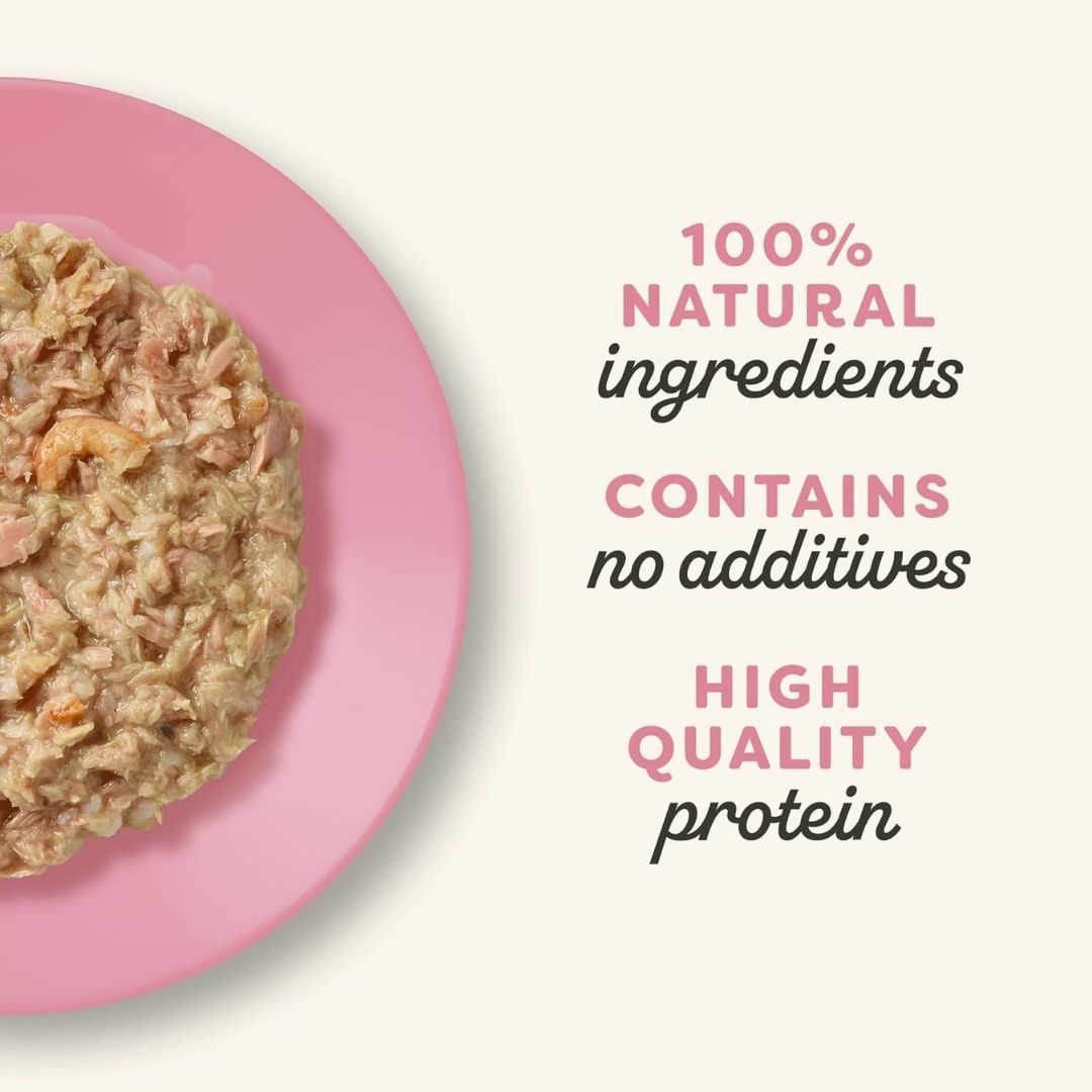 Applaws Tuna & Prawn Adult Wet Cat Food 70g Pouch - Ingredients