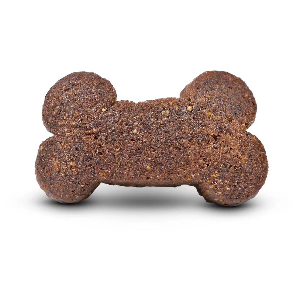 Arden Grange Crunchy Bites Chicken Dog Treats 225g kibble size and shape