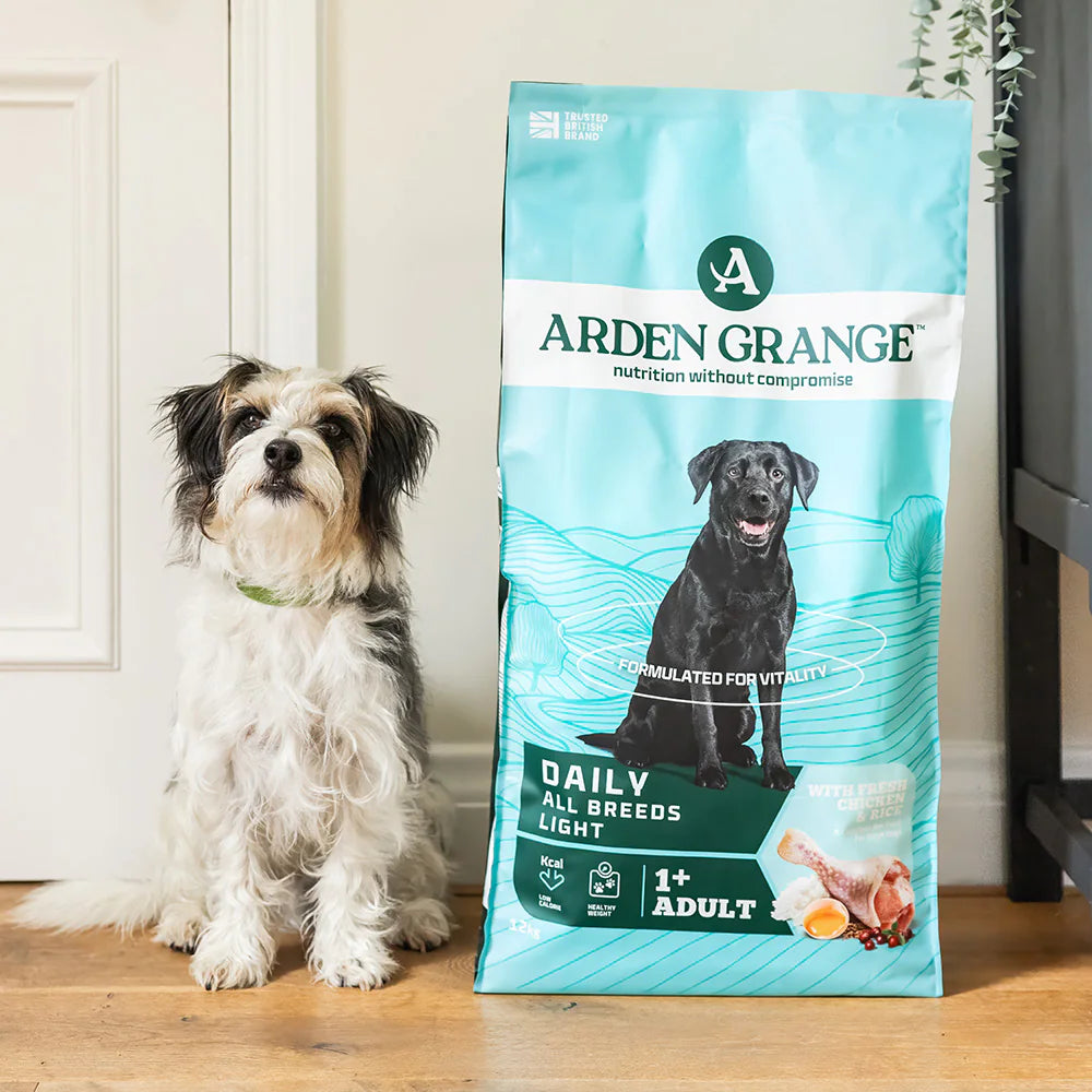 Arden Grange Daily All Breeds Light Adult Fresh Chicken & Rice Dry Dog Food product detail