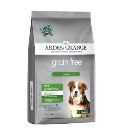 Arden Grange Grain Free Adult Lamb & Superfoods Dry Dog Food - 12 kg