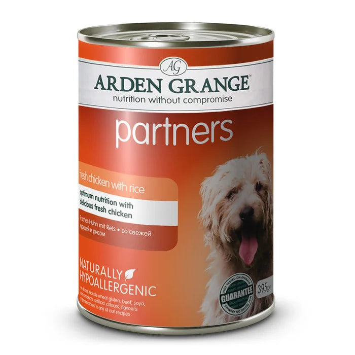 Arden Grange Partners Chicken, Rice & Vegetables Wet Dog Food 395g - 395 g