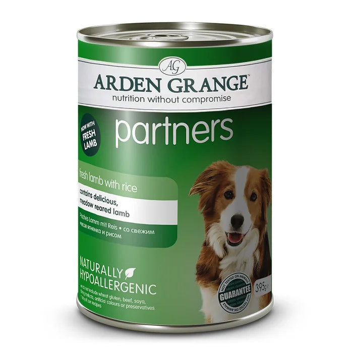 Arden Grange Partners Lamb, Rice & Vegetables Wet Dog Food 395g - 395 g