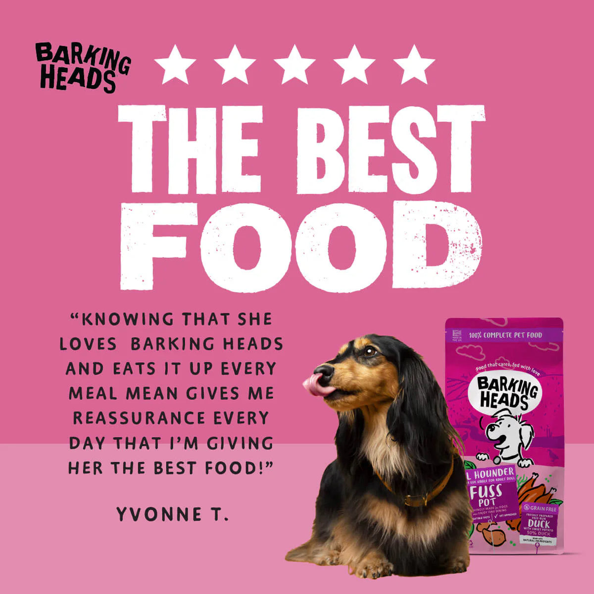 Barking Heads All Hounder Fuss Pot Duck Dry Dog Food — 2 kg — product view 6