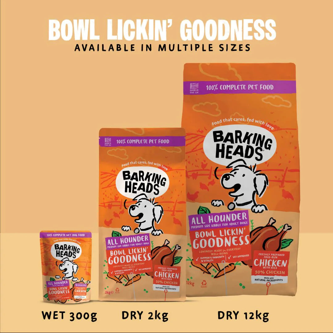 Barking Heads Bowl Lickin' Chicken Adult Wet Dog Food 300 g — 300 g — product view 4