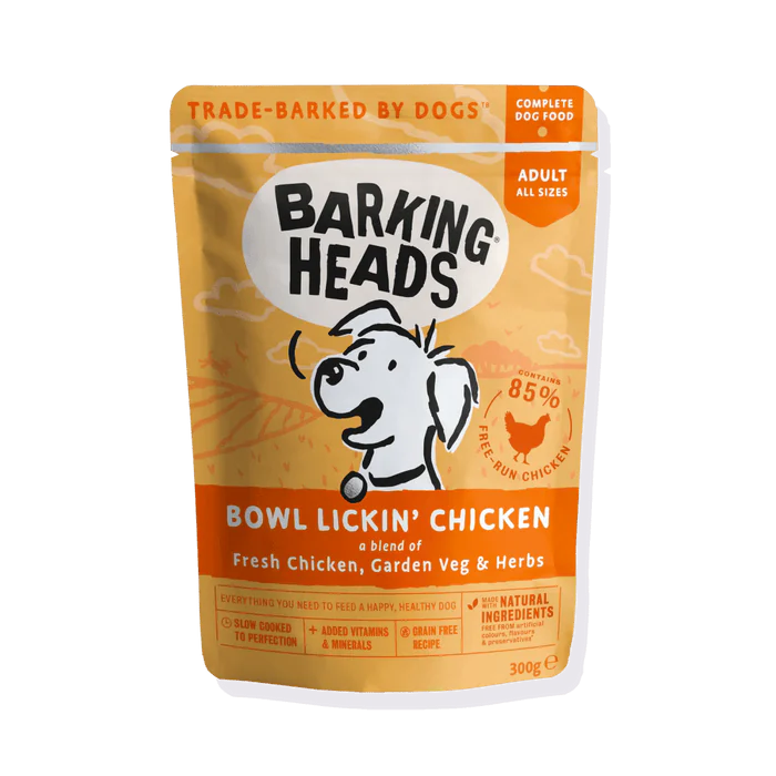 Barking Heads Bowl Lickin' Chicken Adult Wet Dog Food 300 g — 300 g front packshot