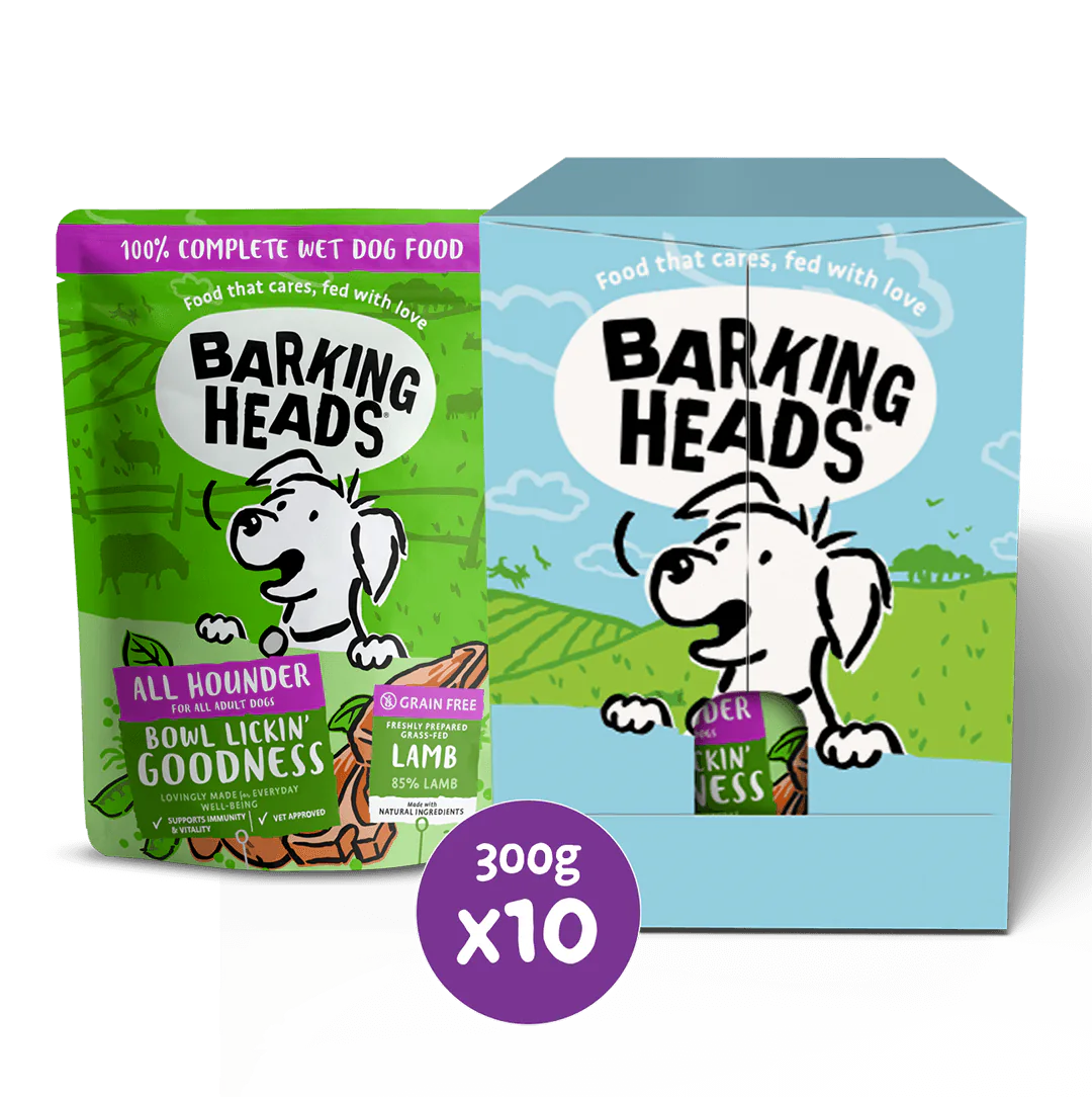 Barking Heads Chop Lickin' Lamb Adult Wet Dog Food 300 g — 300 g