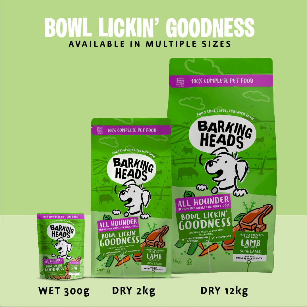 Barking Heads Chop Lickin' Lamb Adult Wet Dog Food 300 g — 300 g — product view 4