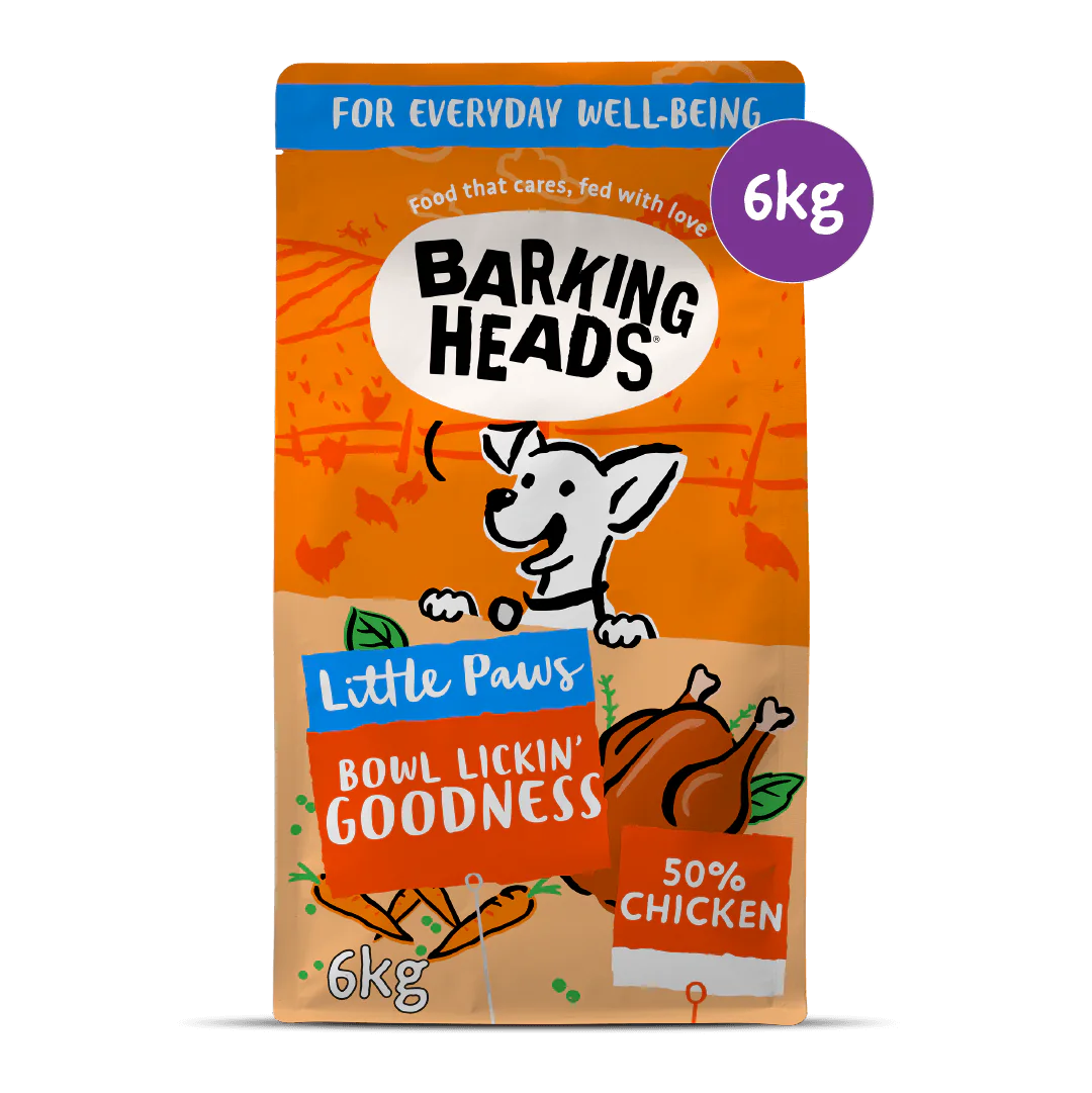 Barking Heads Little Paws Bowl Lickin' Goodness Chicken Dry Dog Food — 1.5 kg — product view 9