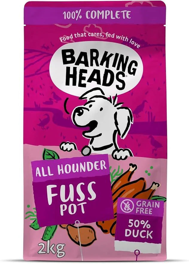 Barking Heads Little Paws Fuss Pot Duck Dry Dog Food — 1.5 kg front packshot